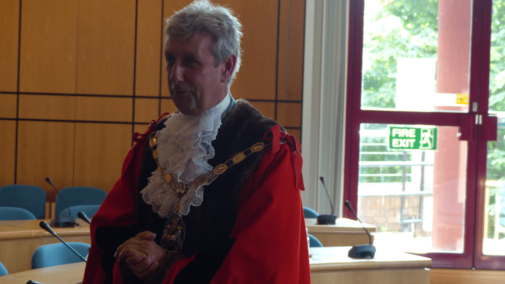 Councilor Bob Paton, Mayor of Surrey Heath