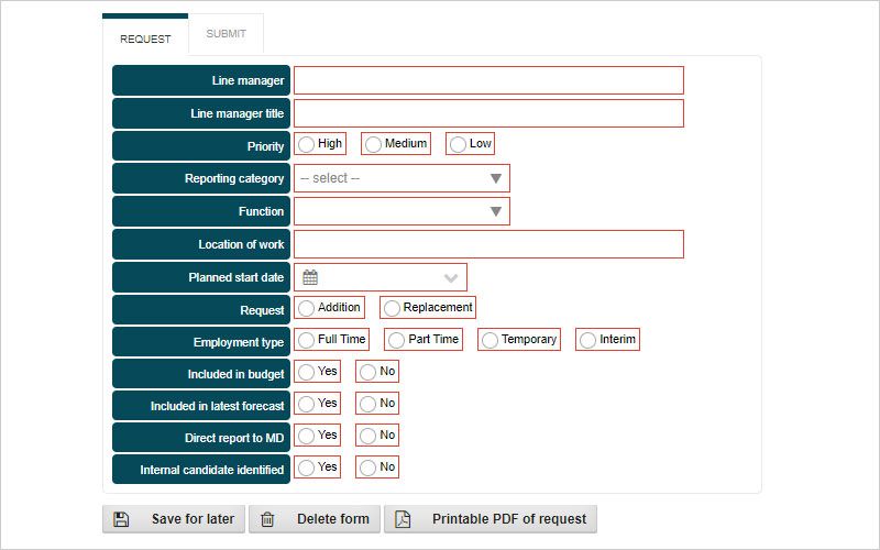 Create electronic forms