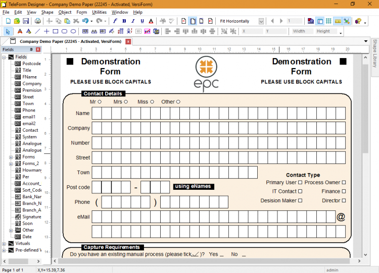 teleform-designer