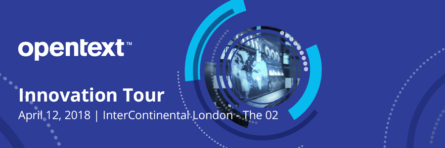 Join ePC on the OpenText Innovation Tour in London